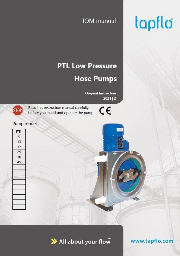 Hose pumps. Manual