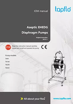 IOM Manual Aseptic EHEDG diaphragm pumps