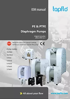 IOM Manual PE and PTFE diaphragm pumps
